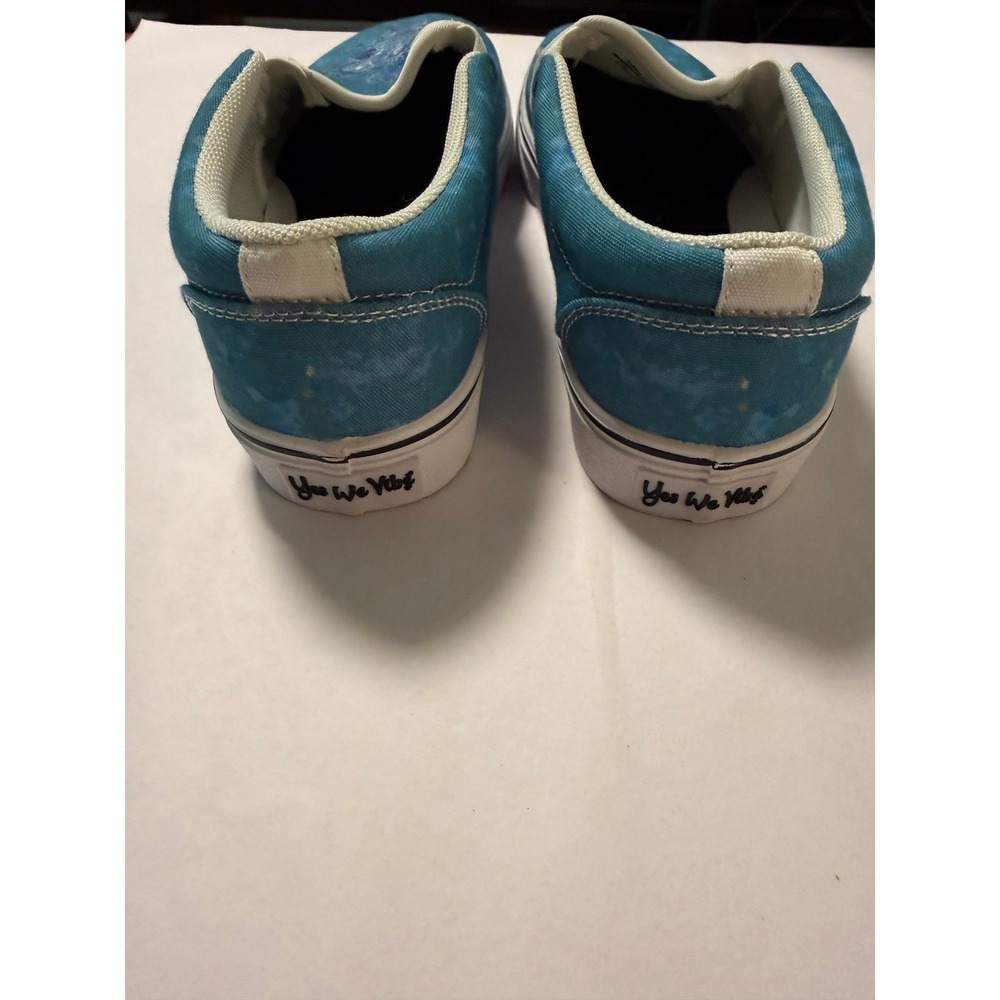 Yes We Vibe Blue Mandala Elephant Slip On Sneakers Women's 5.5 - Picture 2 of 7